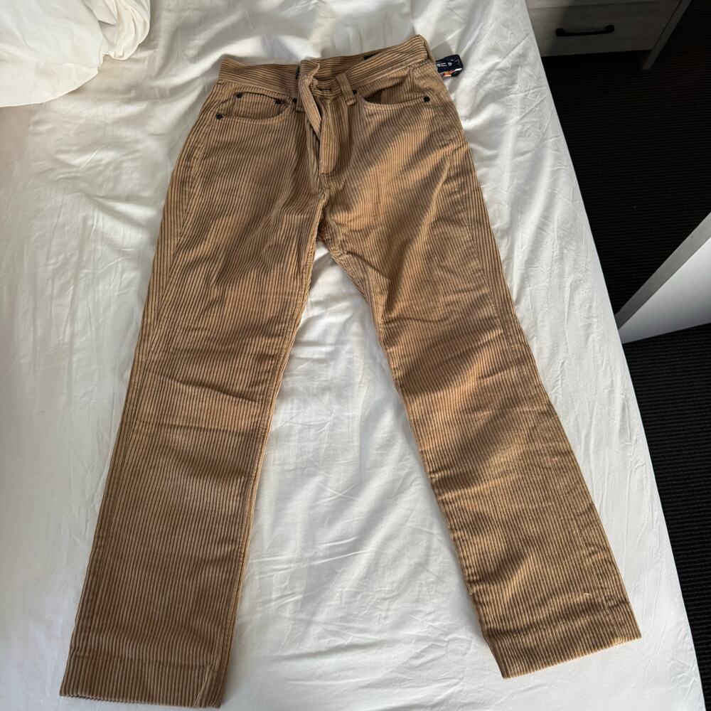 Rag & Bone corduroy pant size 25. Tan/brown/beige